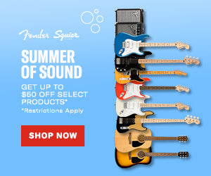Fender Summer Of Sound Event - Up To $50 Off Select Products