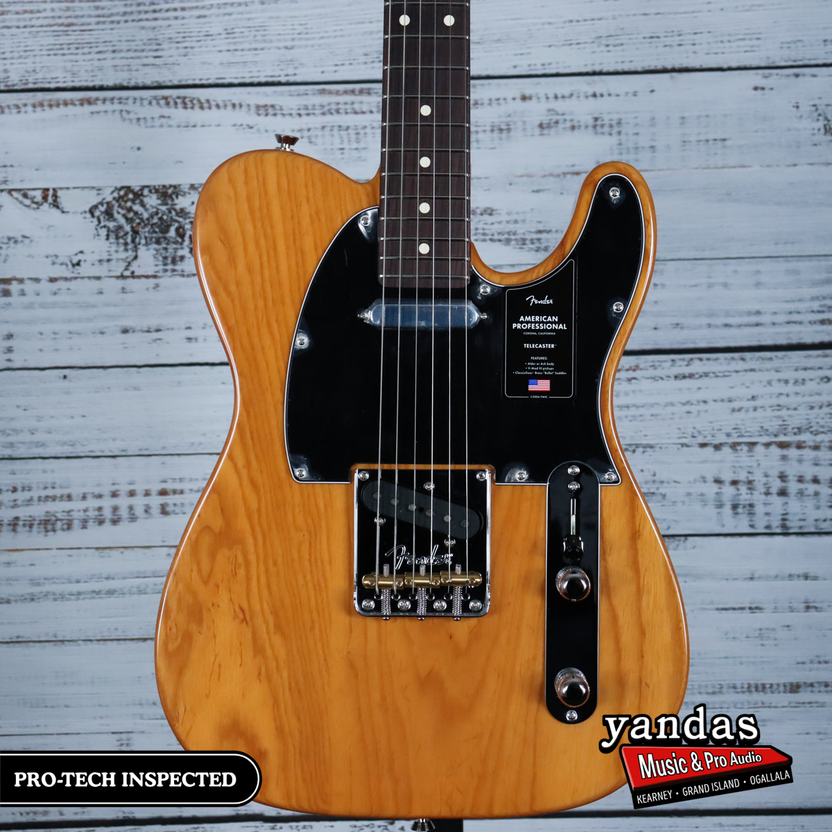 Fender American Professional Telecaster (Natural) ♫ Shop Yandas Music