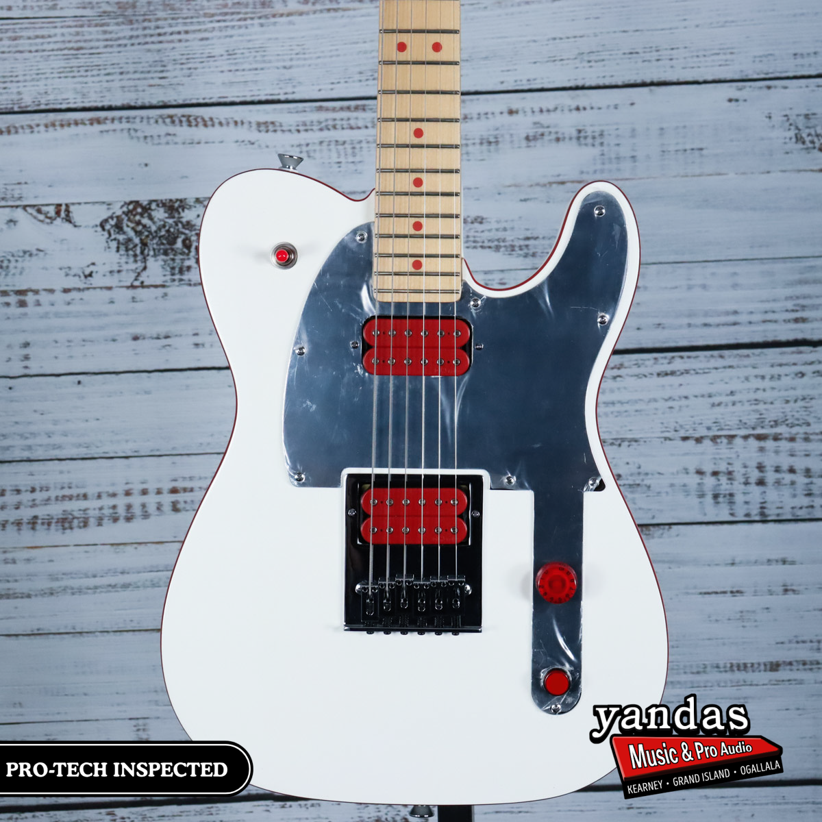 Fender John 5 Ghost Telecaster (Arctic White) ♫ Shop Yandas Music