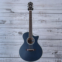 Ibanez AE200JR Acoustic Guitar | Dark Tide Blue Flat