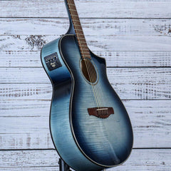 Ibanez AEWC400 Acoustic Electric Guitar | Indigo Blue Burst