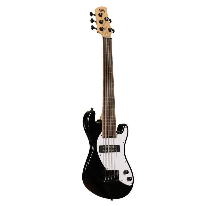Kala Solid Body 5-String U Bass | Fretless | Jet Black
