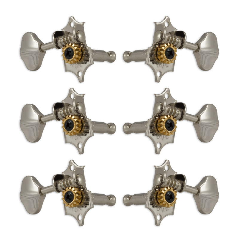 Grover 3x3 Sta-Tite Tuners | Nickel