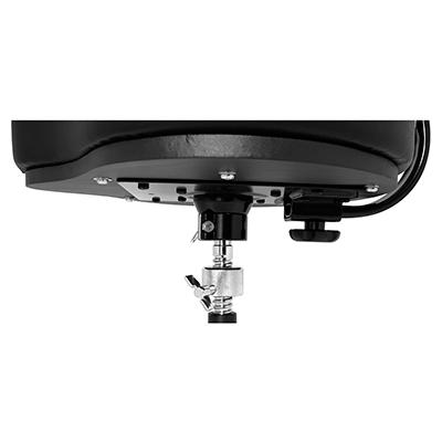 Ahead Spinal-G 3-legged Drum Throne with BACK REST | Black