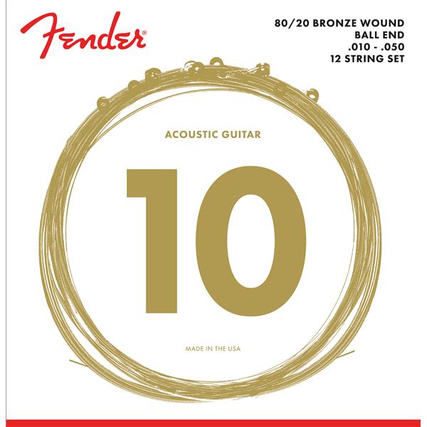 Fender 80/20 Bronze Strings 12 String Set | 0730070423