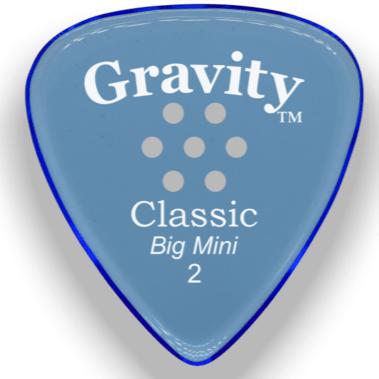 Gravity Classic Big Mini 2.0 Polished Multi-Hole Guitar Pick