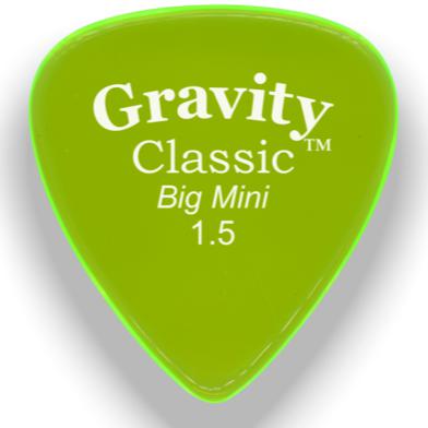 Gravity Classic Big Mini Polished Bevel Guitar Pick | 1.5mm