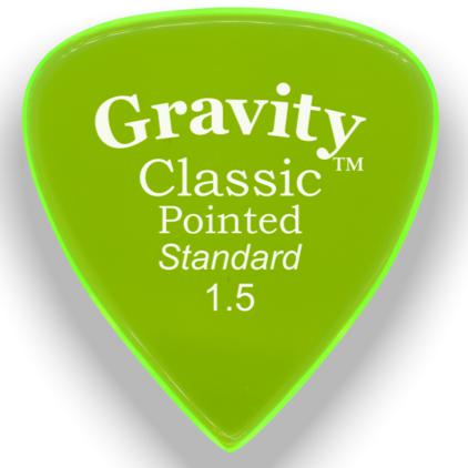 Gravity Classic Pointed Standard Guitar Pick | 1.5mm