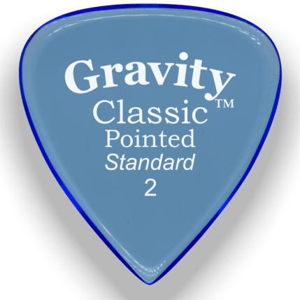 Gravity Classic Pointed Standard Guitar Pick | 2.0mm