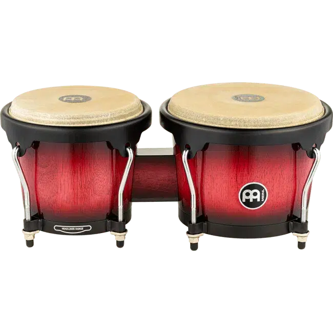 Meinl Headliner Series 6.75" & 8" Bongo, Wine Red Burst | HB100WRB