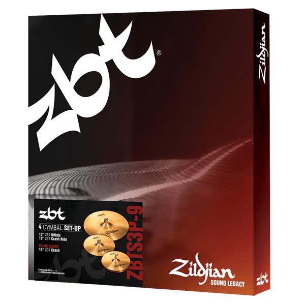 Zildjian ZBTS3P-9 ZBT Series Cymbal Starter Pack