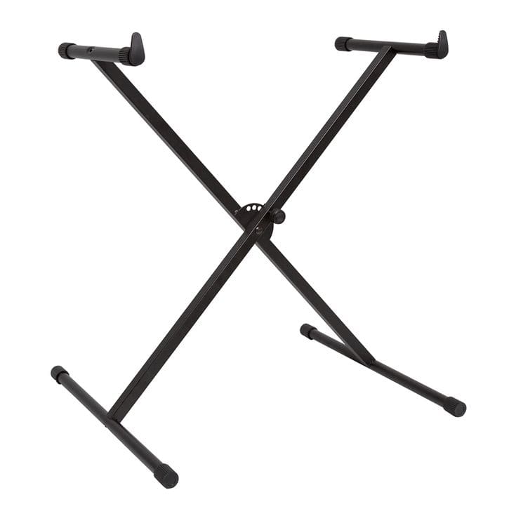 Black Metal X-Style Collapsible Keyboard Stand