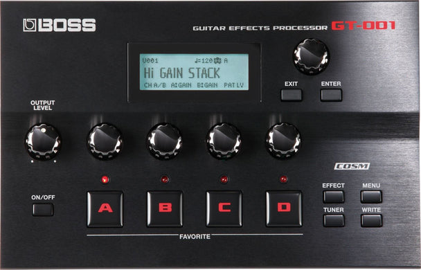 Boss GT-001 Desktop Guitar Multi-Effects Processor
