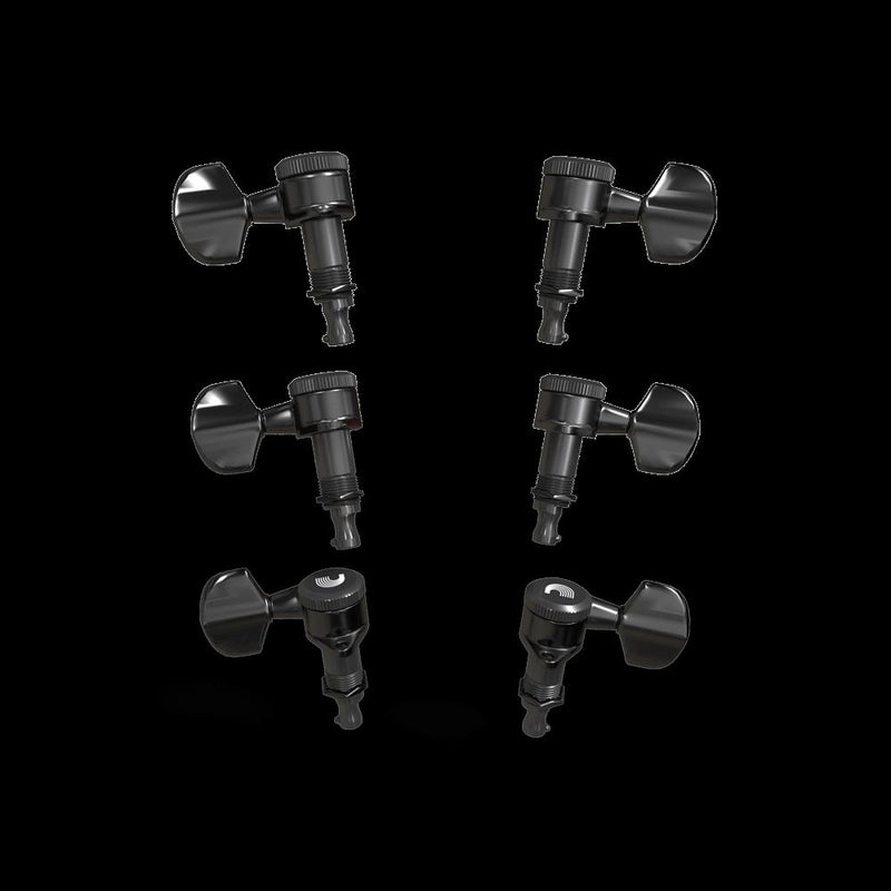D'Addario Auto-Trim Tuning Machines 3x3 | Black