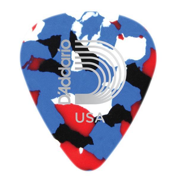 D'Addario Planet Waves Classic Celluloid Multi-Color Guitar Pick | 10 Pack