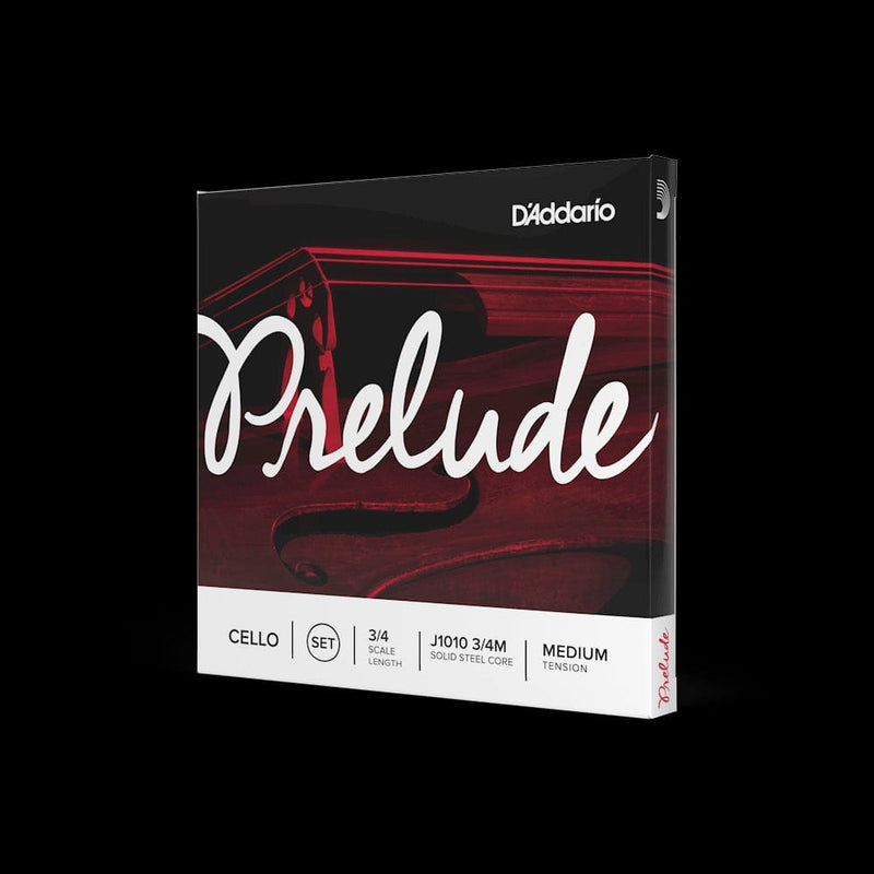 D'Addario Prelude Cello Single D String, 3/4 Scale, Medium Tension | J101234M