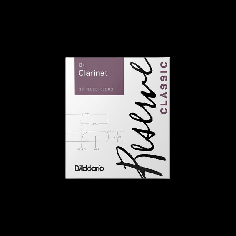 D'Addario | Reserve Classic Bb Clarinet Reeds | 10 pack
