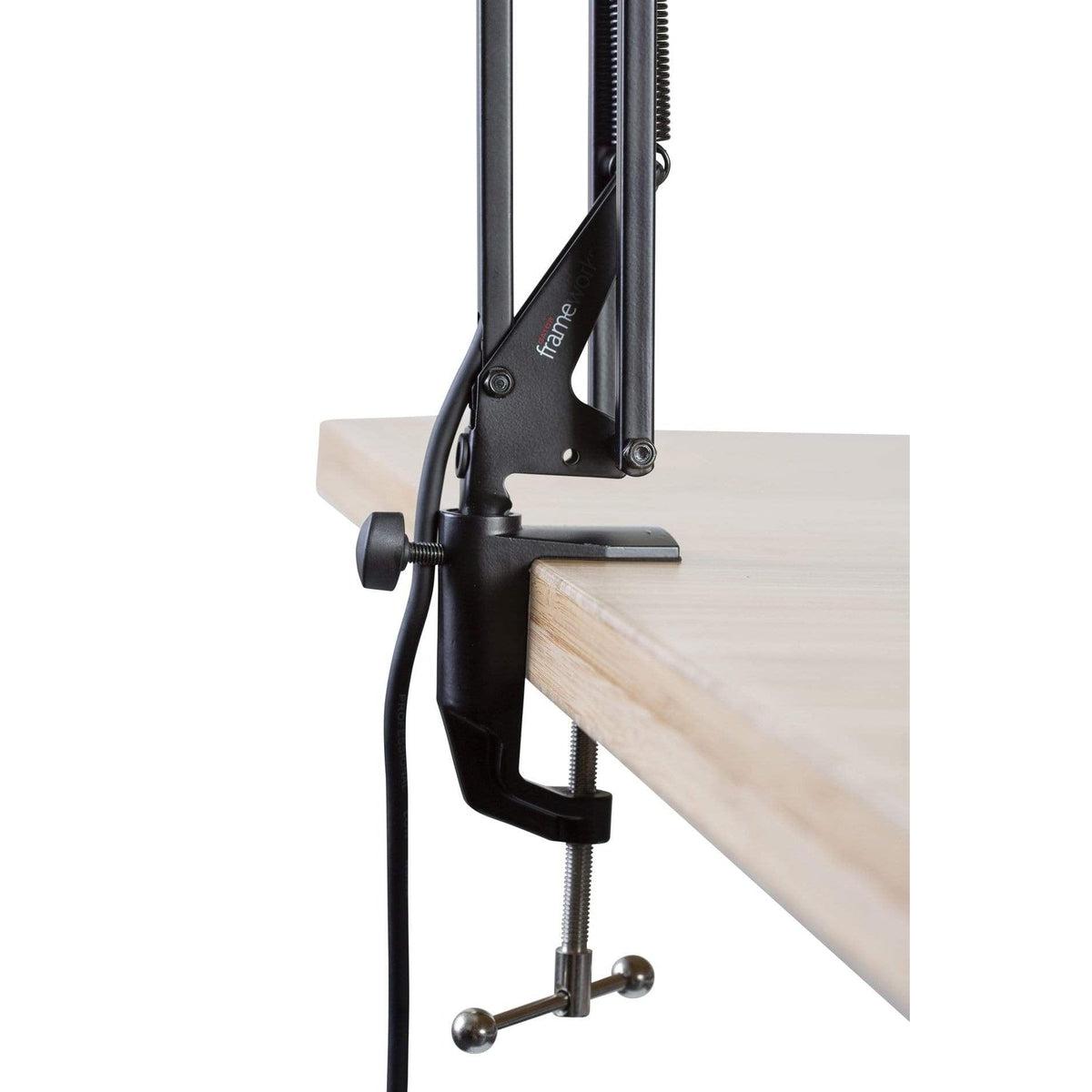 Desk-Mounted Broadcast/Podcast Boom Mic Stand | GFWMICBCBM1000