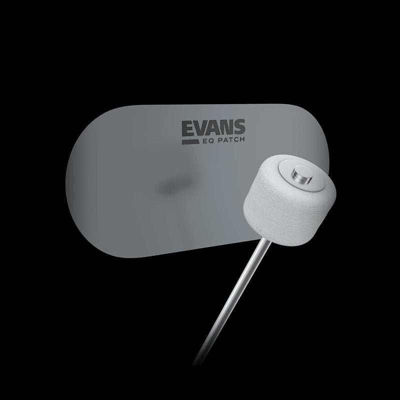 Evans EQ Double Pedal Drum Patch | Clear Plastic