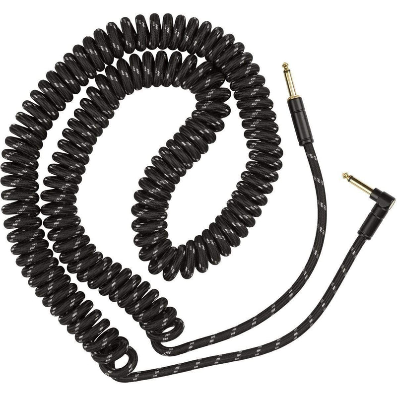 Fender Deluxe Coil Cable | Black Tweed, 30 Ft