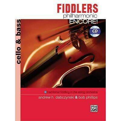 Fiddlers Philharmonic Encore Cello & Bass Book and CD