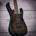 Ibanez GRG7221QA 7-String Electric Guitar | Transparent Black