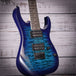 Ibanez GRG7221QA Electric Guitar | Trans Blue Burst