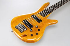 Ibanez GVB36 Gerald Veasley Signature 6-String Bass Guitar | Amber Finish