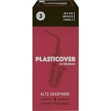 Plasticover by D'Addario Alto Sax Reeds, Strength 3, 5-pack