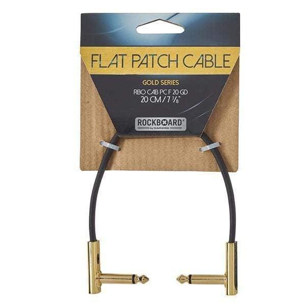 RockBoard Gold Series Flat Patch Cable | 20 cm