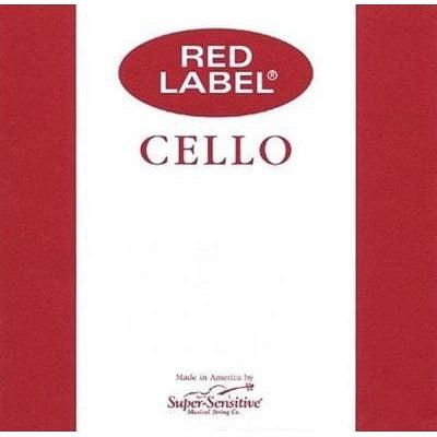 Super Sensitive Red Label 4/4 Full Size Cello Strings