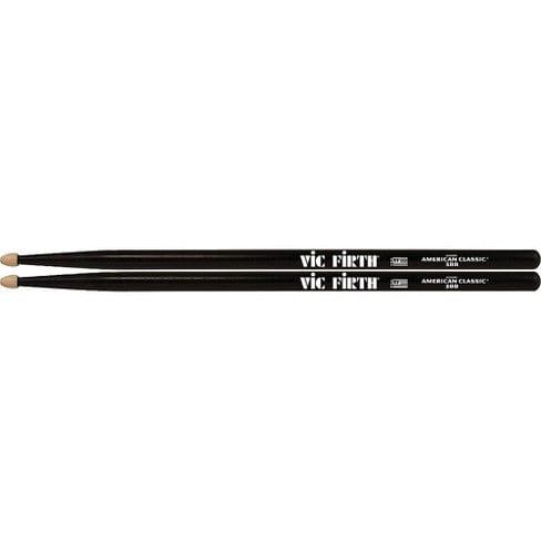 Vic Firth American Classic Drumsticks with Black Finish 5B Wood