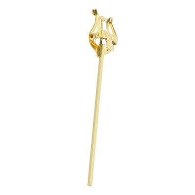 Yamaha YAC 1510G Straight Lyre for Tubas, Baritones or Horns; Gold Lacquer