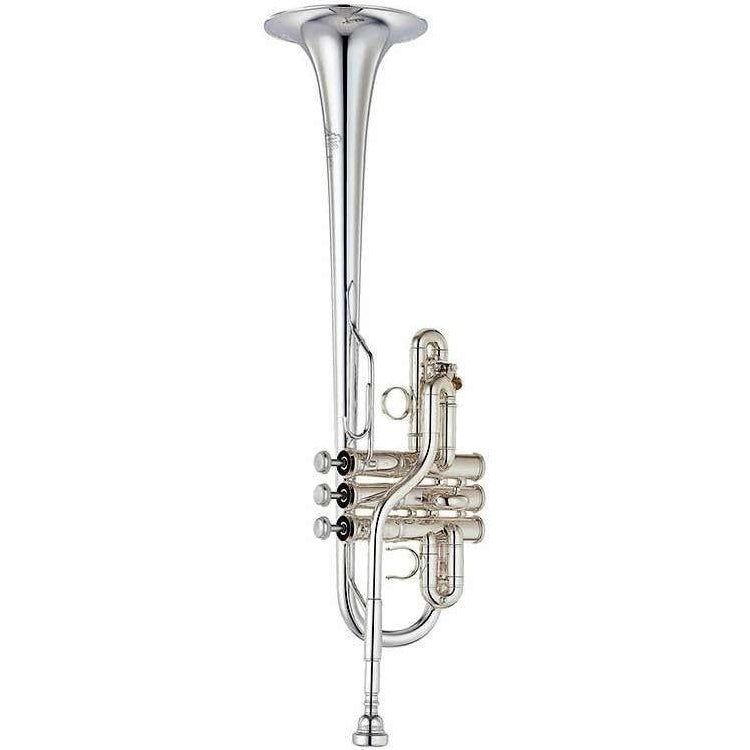 Yamaha YTR-9636 Custom Specialty Keyed Eb / D Trumpet | Silver Finish
