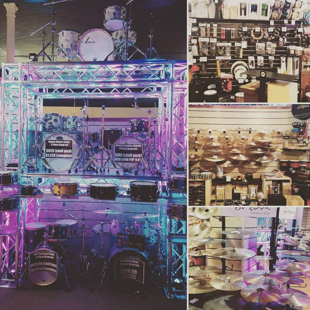Percussion and Drums are on sale through Sunday. Come check out our new drum...