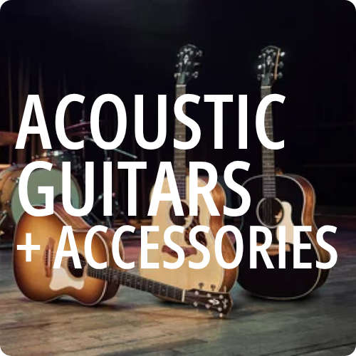 Acoustic Guitars + Acoustic Guitar Accessories Collection