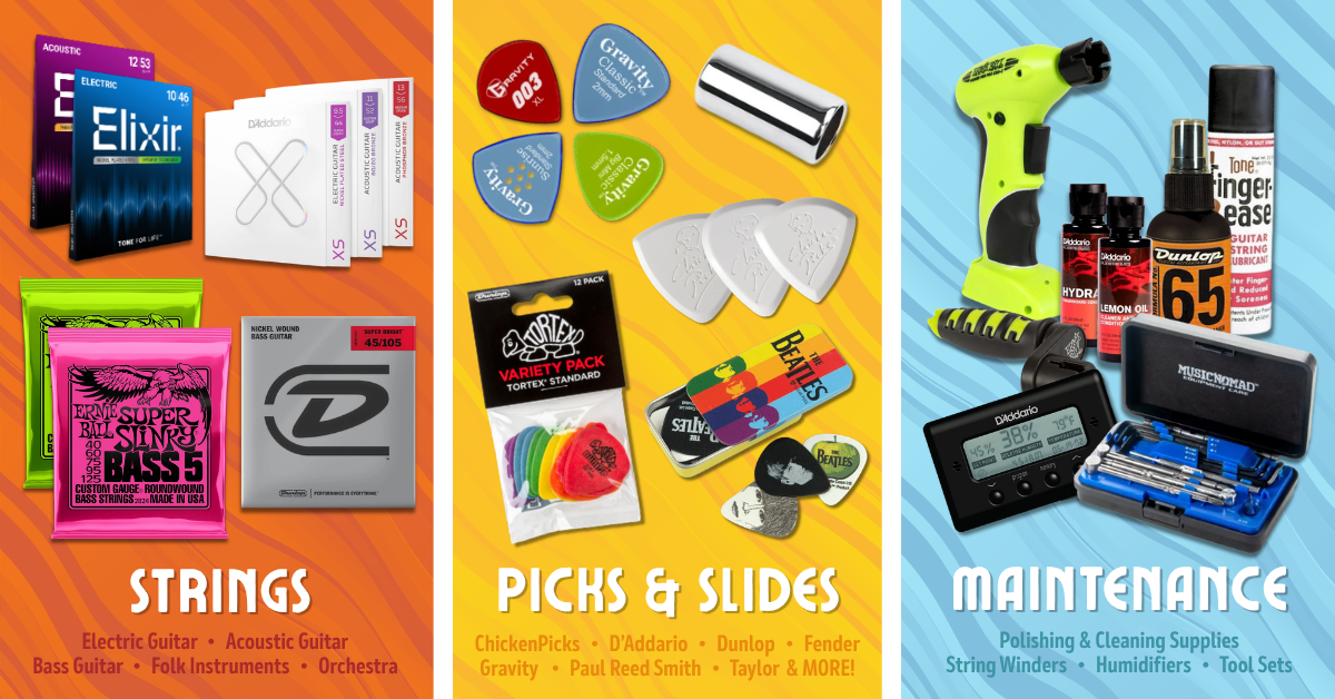 Guitar Strings, Picks, and Maintenance