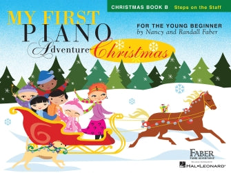My First Piano Adventure Christmas | Book B Steps on the Staff