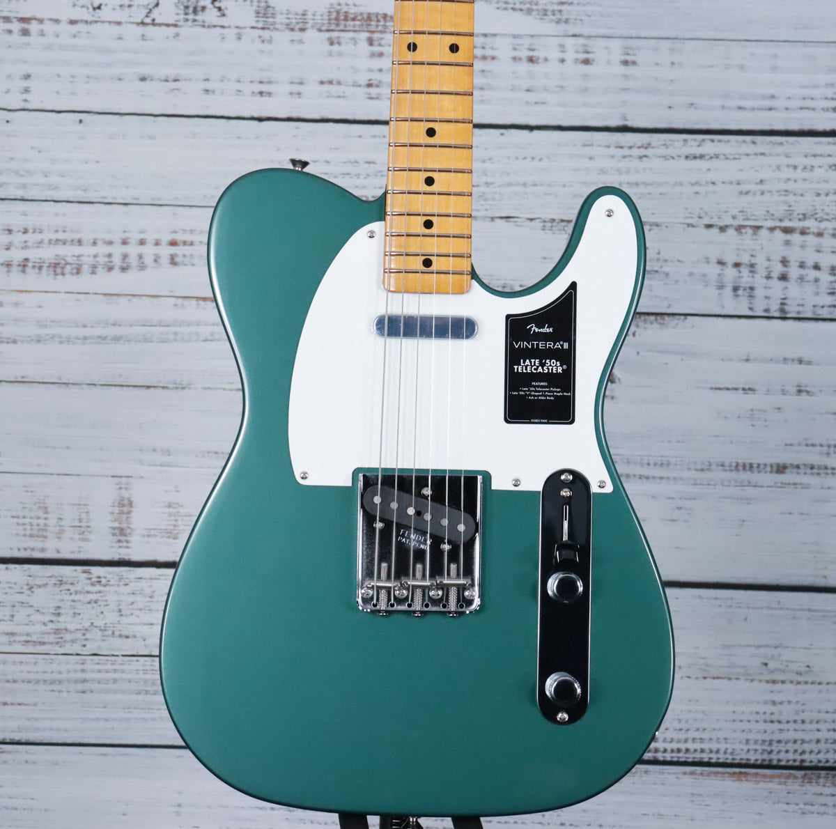 Fender Vintera III Late '50s Telecaster | Sherwood Green Metallic