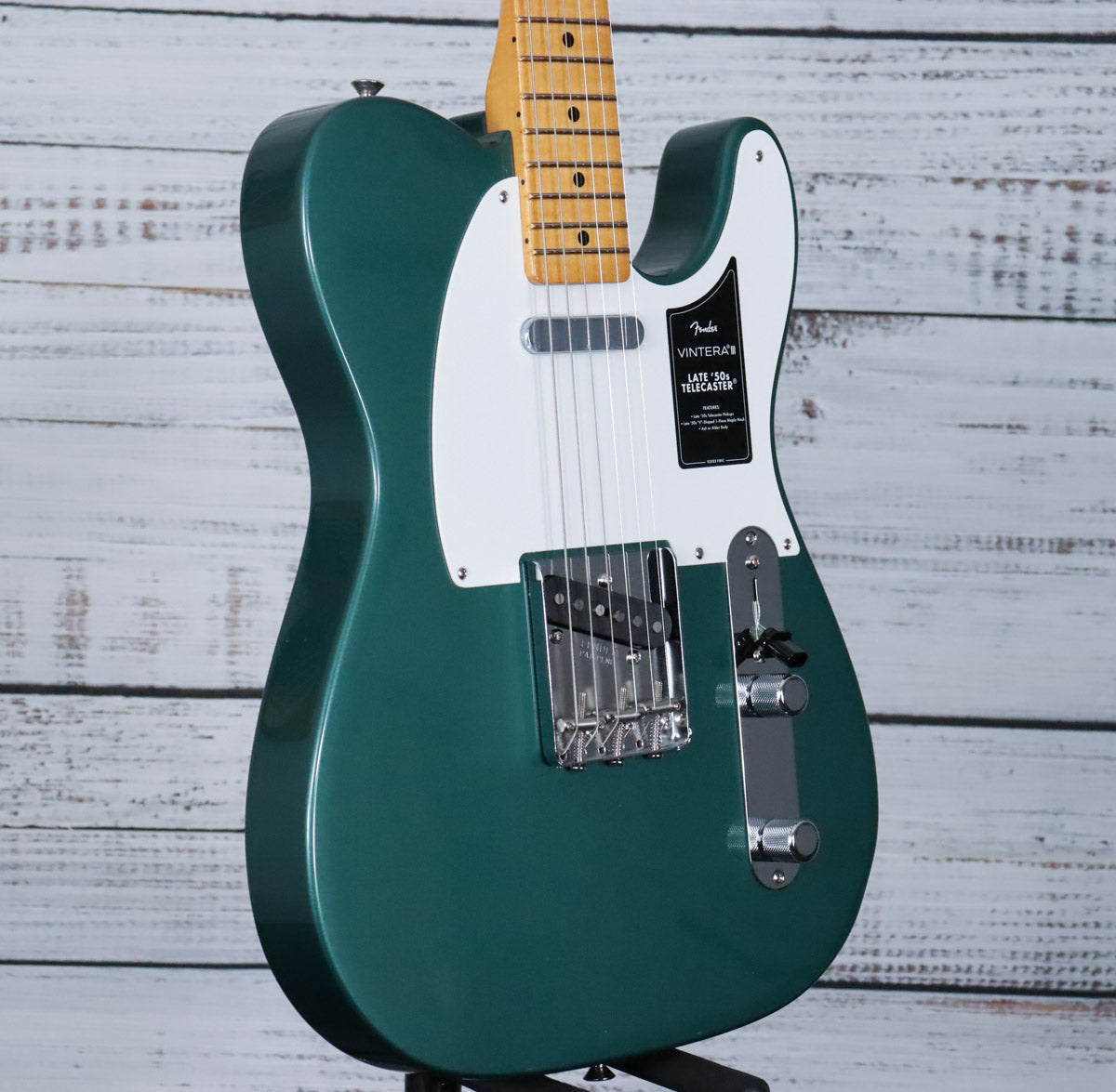 Fender Vintera III Late '50s Telecaster | Sherwood Green Metallic
