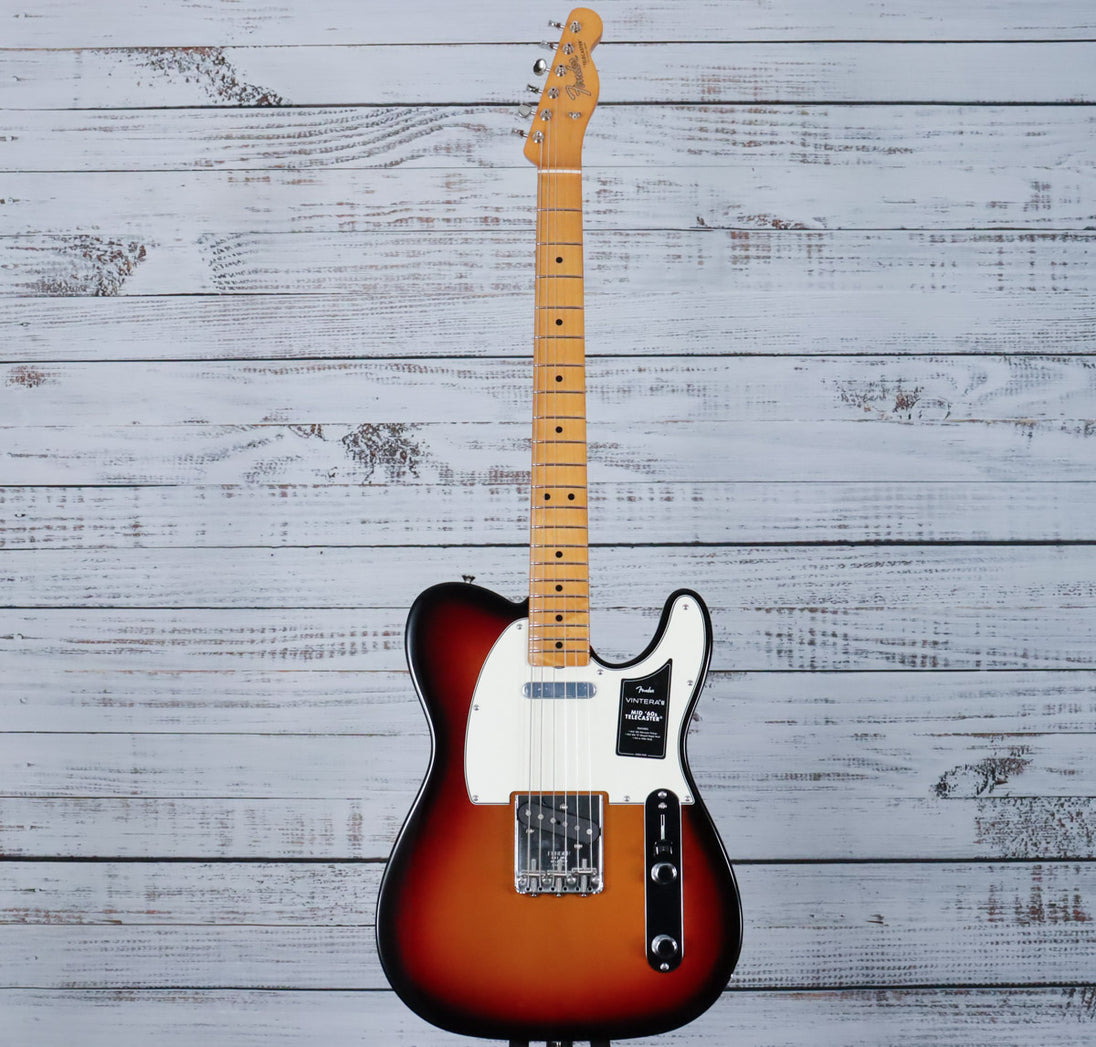 Fender Vintera III Mid '60s Telecaster | 3-Color Sunburst | Maple Fingerboard