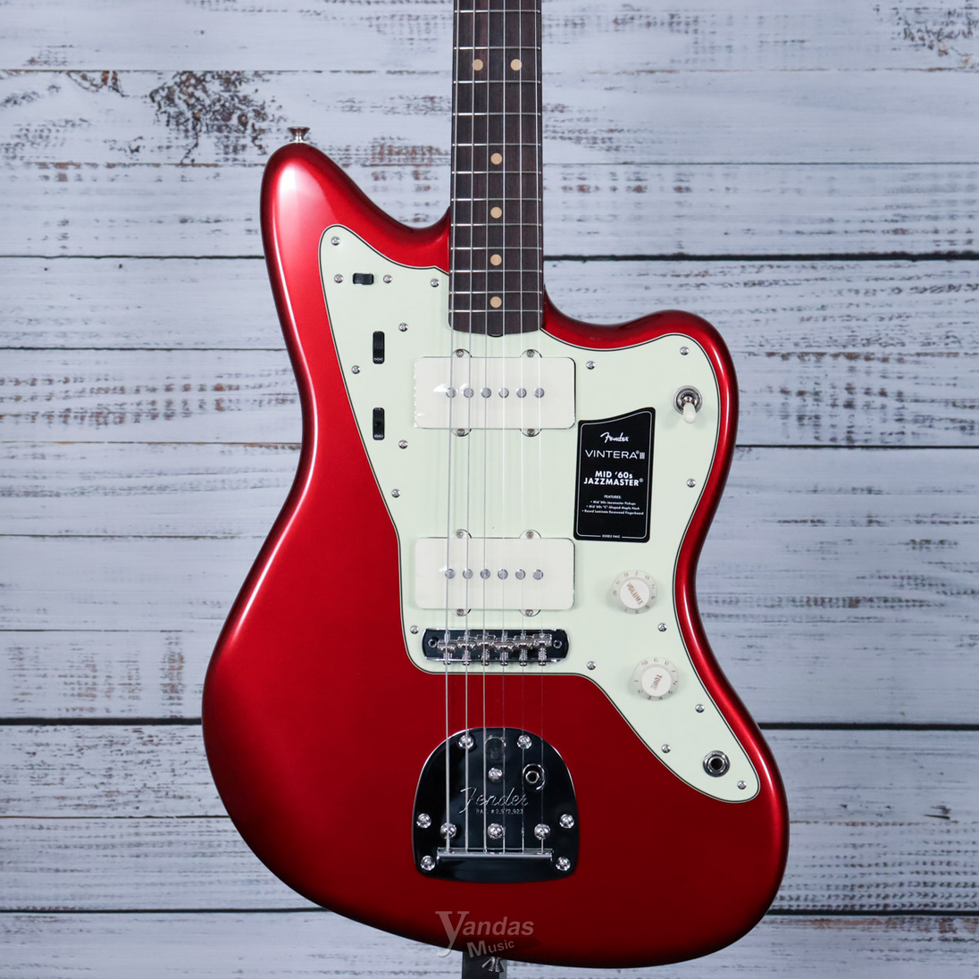 Fender Vintera III Mid '60s Jazzmaster | Candy Apple Red