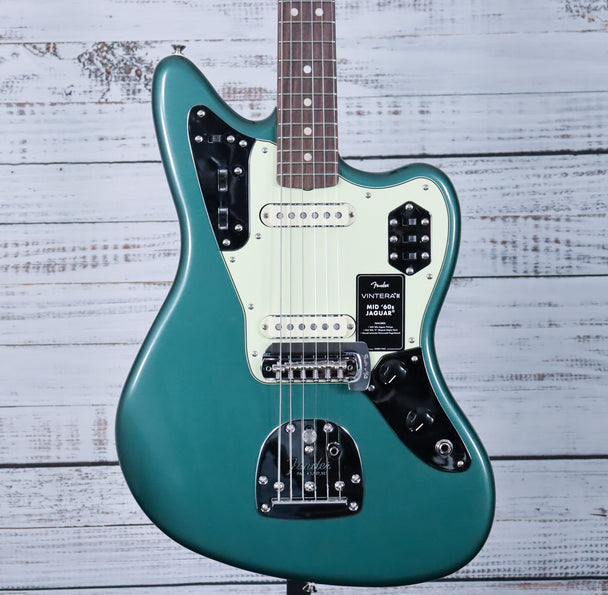 Fender Vintera III Mid '60s Jaguar | Sherwood Green Metallic