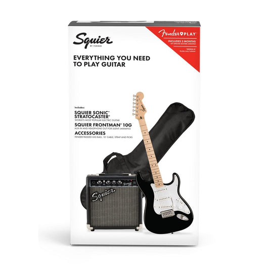 Squier Sonic Stratocaster Pack | Black