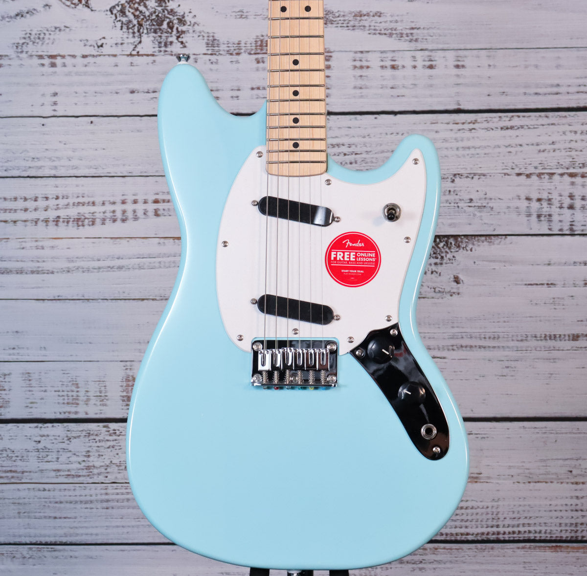 Squier Sonic Mustang | Daphne Blue | Shop Yandas Music