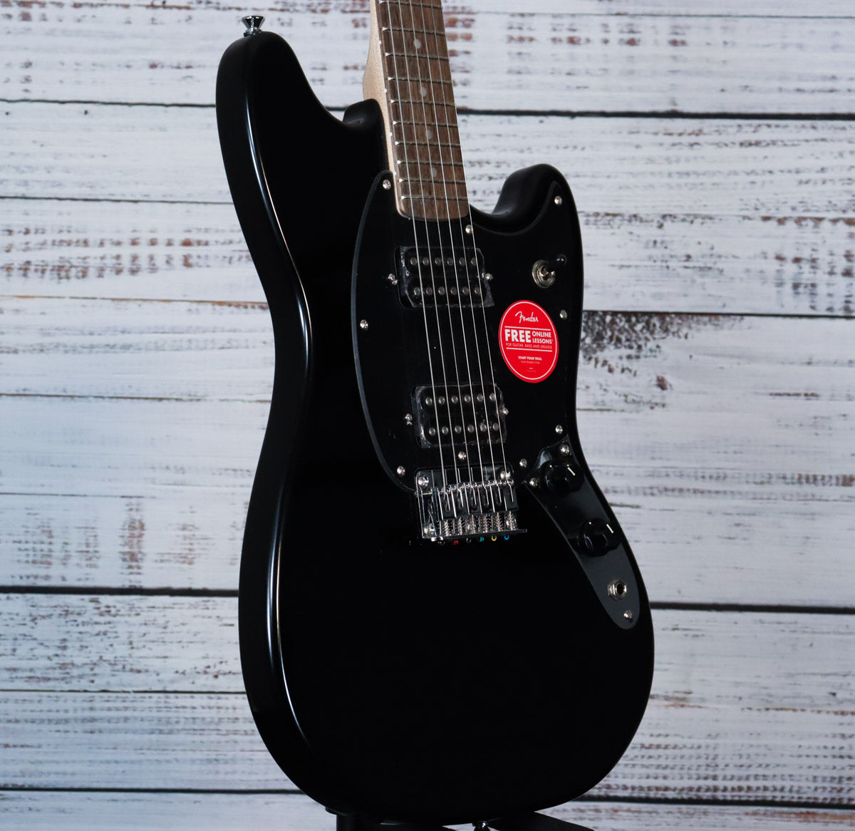 Squier Sonic Mustang HH | Black | Shop Yandas Music