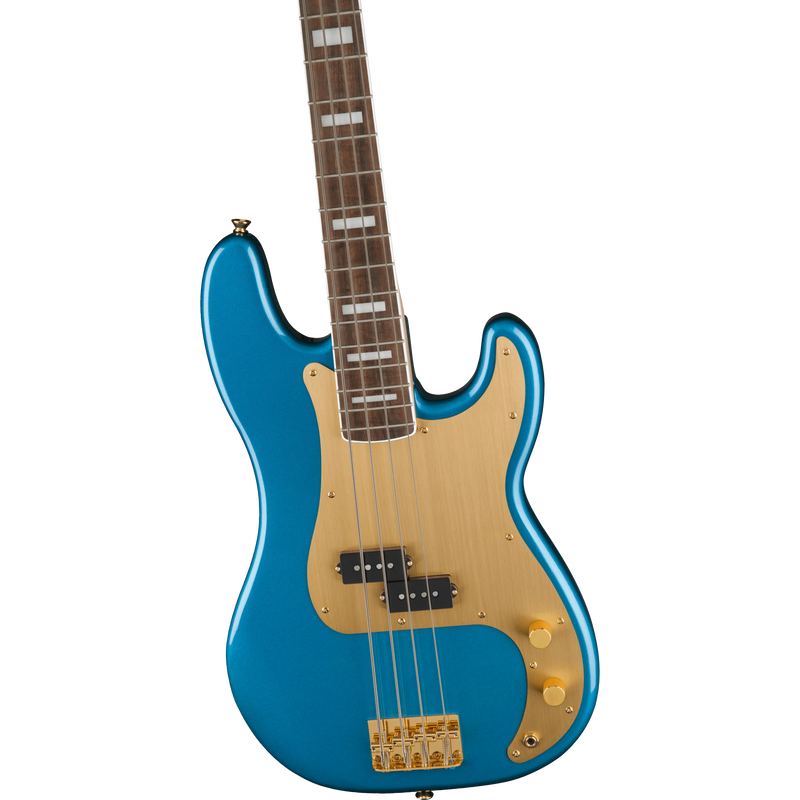 Squier 40th Anniversary Precision Bass Gold Ediiton | Lake Placid Blue