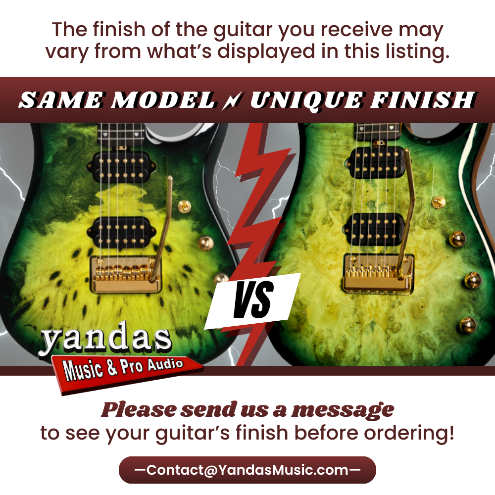 Legator Ghost G6FSSL Left Handed Electric Guitar | Black Flame