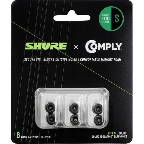 Shure Comply 100 Series Black Foam Sleeves | Small