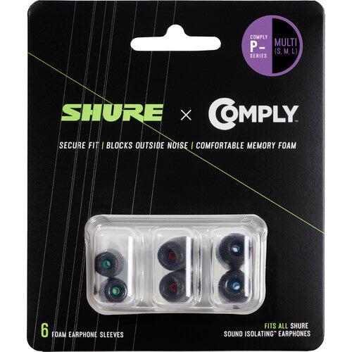 Shure Comply P Series Black Foam Sleeves | Kit